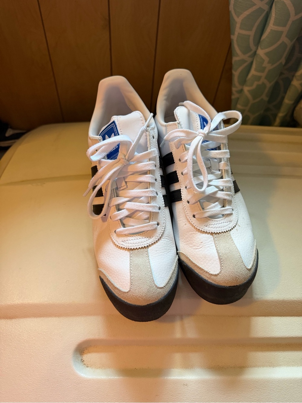 Adidas Classic White and Black Men’s Sneakers